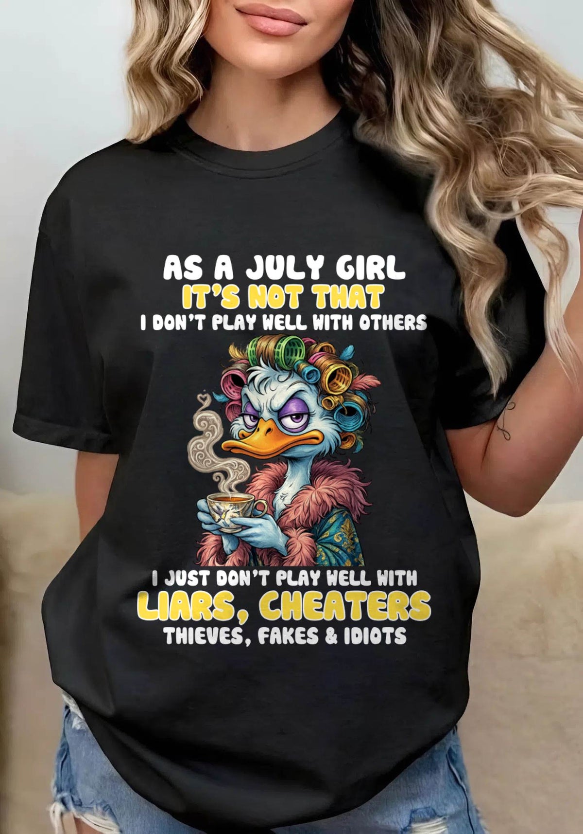 AS A JULY GIRL, I PLAY NICE BUT SELECTIVELY - FOR WOMEN - TLEE07 (SKU2604-29-07)