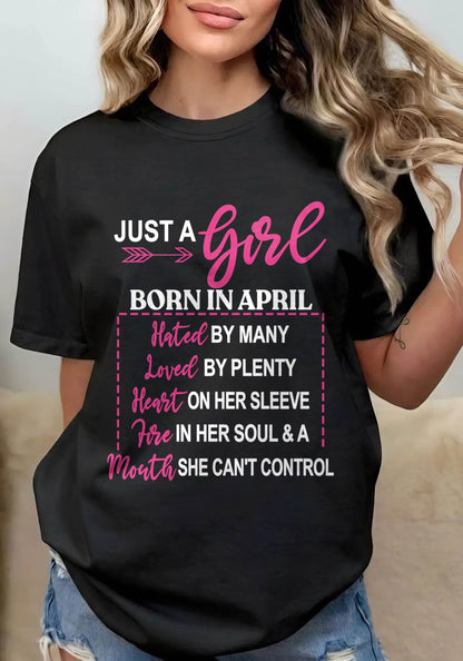 AN APRIL GIRL – HATED BY MANY, LOVED BY PLENTY - FOR WOMEN - TLEE04 (SKU2604-06-04)