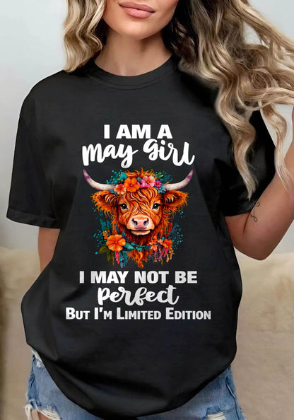 MAY GIRL ONE OF A KIND TEE - FOR WOMEN - TLEE05 (SKU2607-296-05)