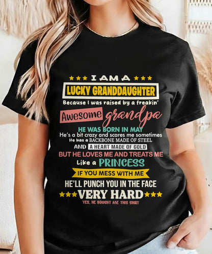MAY GRANDPA – BLESSED GRANDDAUGHTER RAISED BY AN AMAZING GRANDPA - FROM GRANDPA - TLEE05 (SKU2603-273-05)
