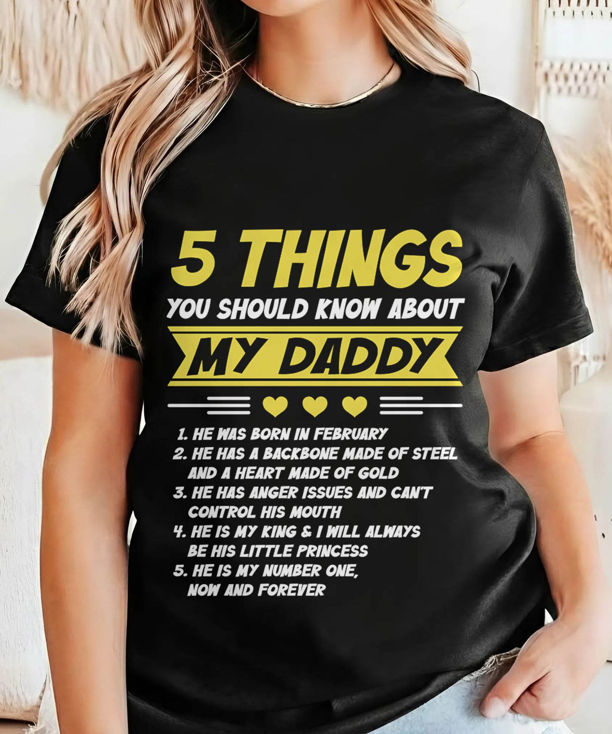 FEBRUARY - 5 THINGS YOU SHOULD KNOW ABOUT MY DADDY - FROM DAD - TLEE02 (SKU2606-53-02)