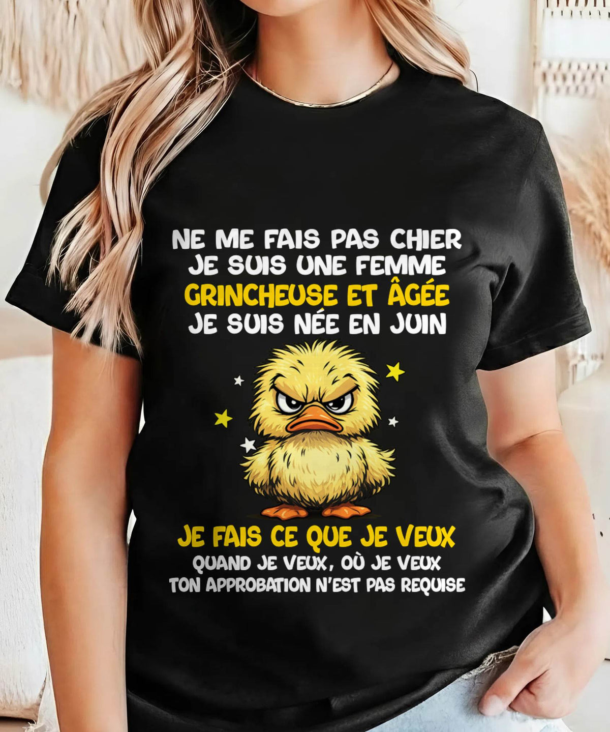 JE SUIS UNE FILLE DE JUIN - POUR FEMME - TLEE06 (SKU2604-119-06)