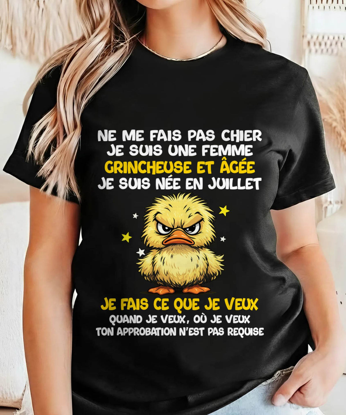 JE SUIS UNE FILLE DE JUILLET - POUR FEMME - TLEE07 (SKU2604-119-07)