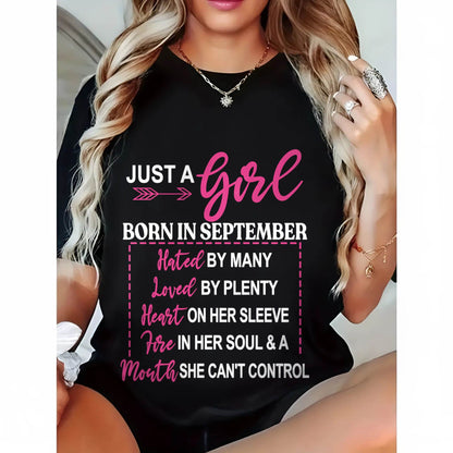 A SEPTEMBER GIRL – HATED BY MANY, LOVED BY PLENTY - FOR WOMEN - TLEE09 (SKU2604-06-09)