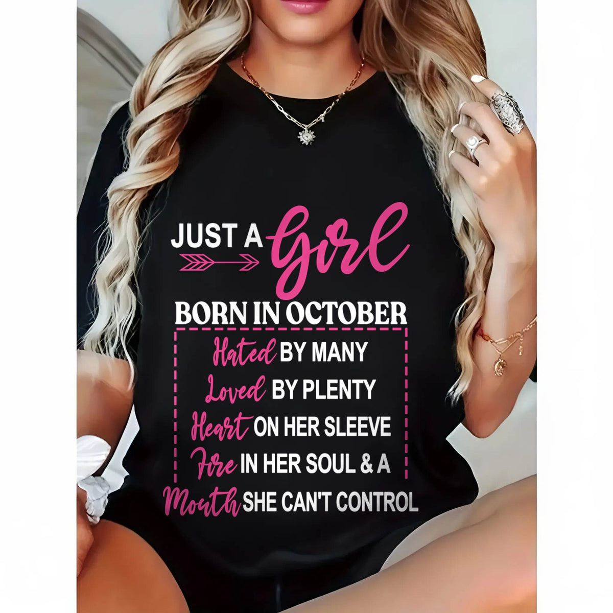 AN OCTOBER GIRL – HATED BY MANY, LOVED BY PLENTY - FOR WOMEN - TLEE10 (SKU2604-06-10)