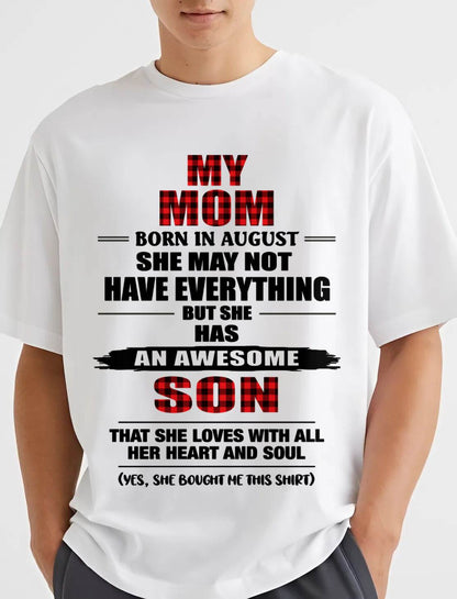 AUGUST - A MOTHER'S LOVE, A SON'S PRIDE - FROM MOM - TLEE08 (SKU2606-149-08)