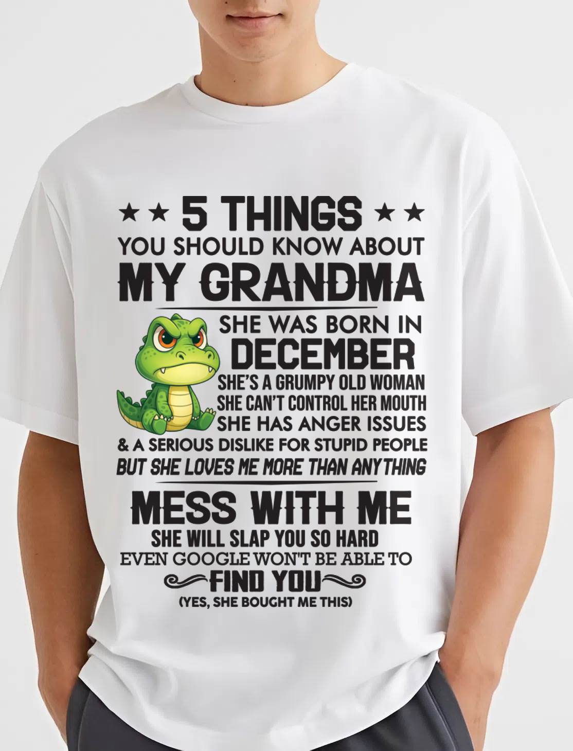 DECEMBER GRANDMAS ARE DIFFERENT - FROM GRANDMA - TLEE12 (SKU10-06-12)