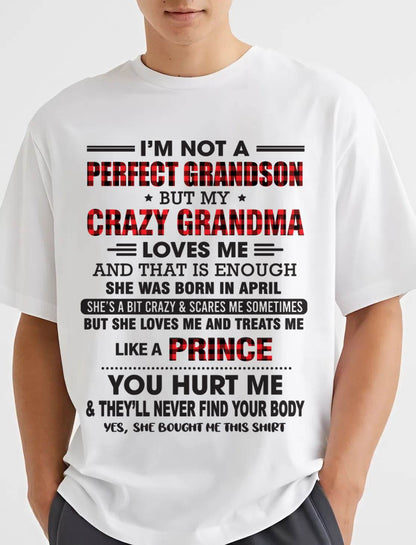 APRIL - PROUD GRANDSON OF A CRAZY GRANDMA - FROM GRANDMA - TLEE04 (SKU2603-71-04)