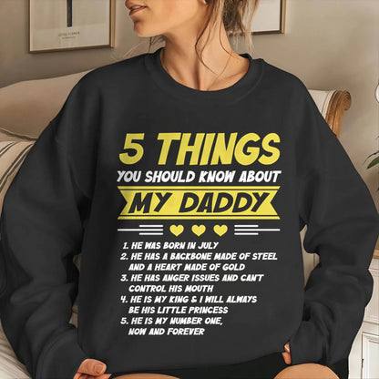 JULY - 5 THINGS YOU SHOULD KNOW ABOUT MY DADDY - FROM DAD - TLEE07 (SKU2606-53-07)