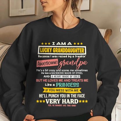 BLESSED GRANDDAUGHTER RAISED BY AN AMAZING GRANDPA - FROM GRANDPA - TLEE00 (SKU2603-273-00)