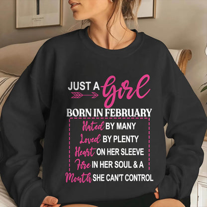 A FEBRUARY GIRL – HATED BY MANY, LOVED BY PLENTY - FOR WOMEN - TLEE02 (SKU2604-06-02)