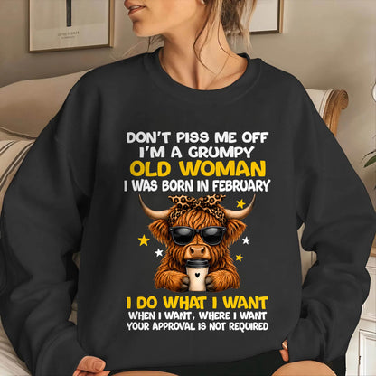 FEBRUARY BORN WOMAN FUNNY SHIRT - FOR WOMEN - TLEE02 (SKU2607-217-02)