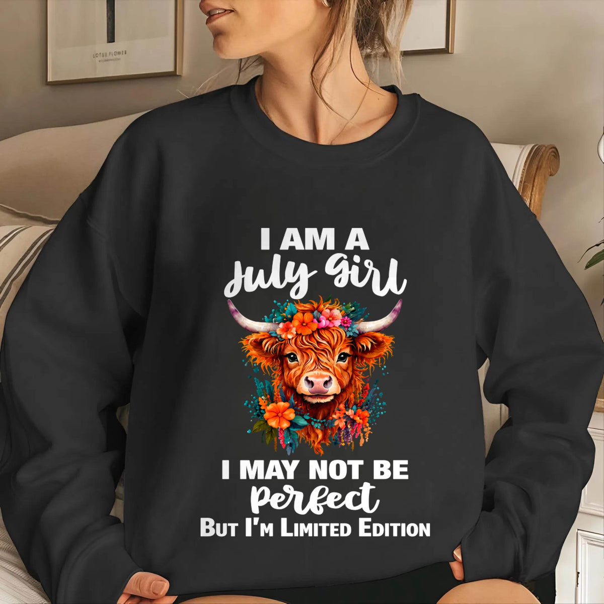 JULY GIRL ONE OF A KIND TEE - FOR WOMEN - TLEE07 (SKU2607-296-07)