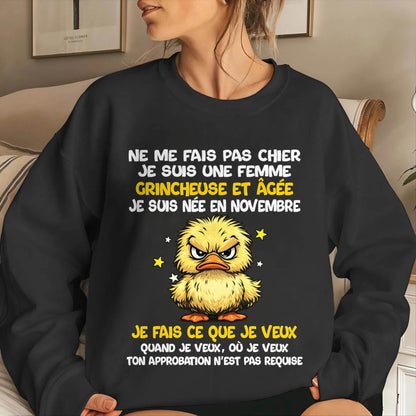 JE SUIS UNE FILLE DE NOVEMBRE - POUR FEMME - TLEE11 (SKU2604-119-11)