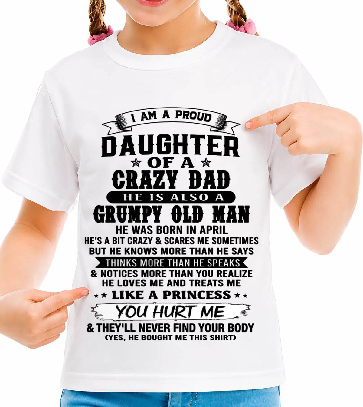 APRIL - PROUD DAUGHTER OF DAD - FROM DAD - TLEE04 (SKU2606-209-04)