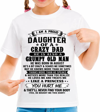 AUGUST - PROUD DAUGHTER OF DAD - FROM DAD - TLEE08 (SKU2606-209-08)