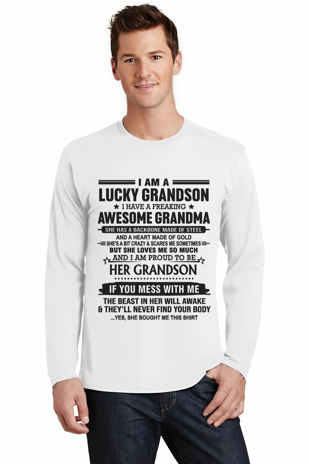 GRANDSON OF A STRONG & LOVING GRANDMA - FROM GRANDMA - TLEE00 (SKU11-154-00)