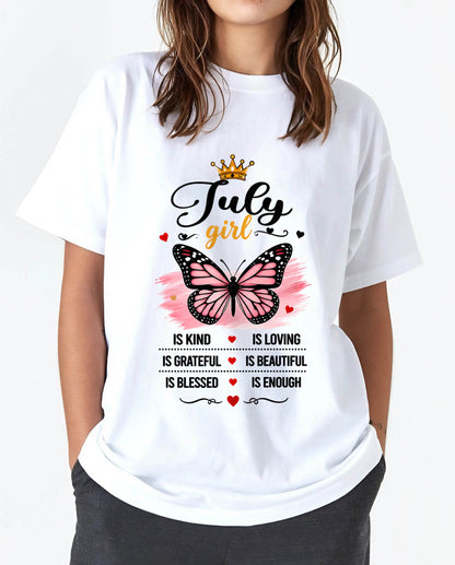 JULY GIRL BUTTERFLY SHIRT - FOR WOMEN - TLEE07 (SKU2608-593-07)