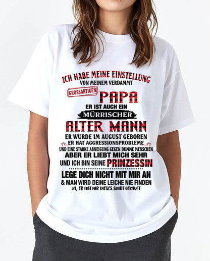 AUGUST / MEIN PAPA, MEIN HELD – EIN GESCHENK VON PAPA - TLEE08 (SKU2606-08-08)
