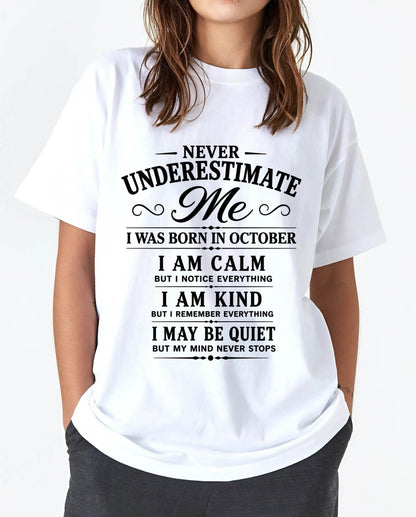 OCTOBER GIRL : CALM, KIND, UNFORGETTABLE - FOR WOMEN - TLEE10 (SKU2606-139-10)