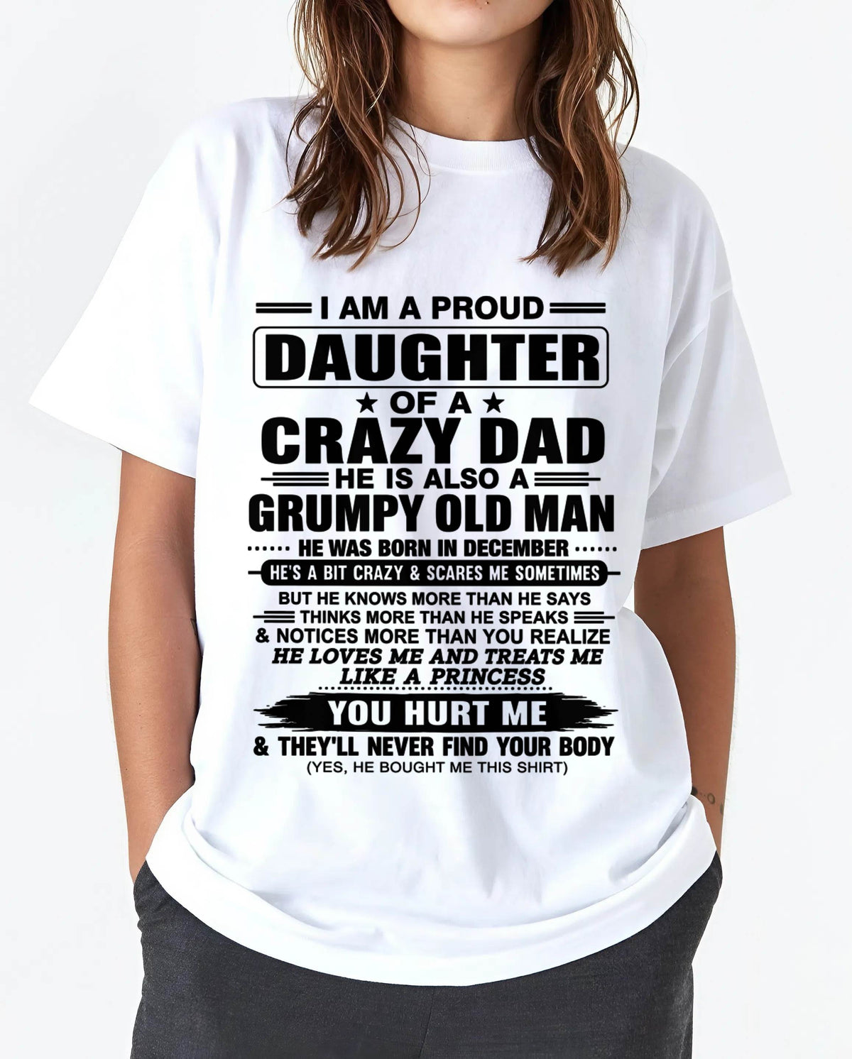 DECEMBER DAD - GRUMPY OLD MAN, LOVING FATHER - FROM DAD - TLEE12 (SKU2606-302-12)