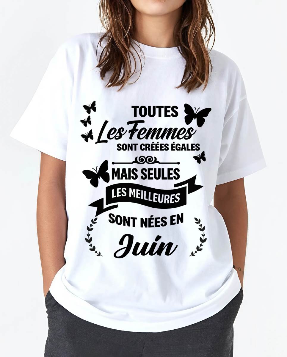LES MEILLEURES NÉES EN JUIN - POUR LES FEMMES - TLEE06 (SKU2603-352-06)
