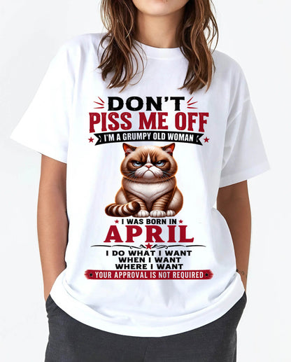 APRIL – ZERO PATIENCE FUNNY CAT - FOR WOMEN - TLEE04 (SKU2608-291-04)