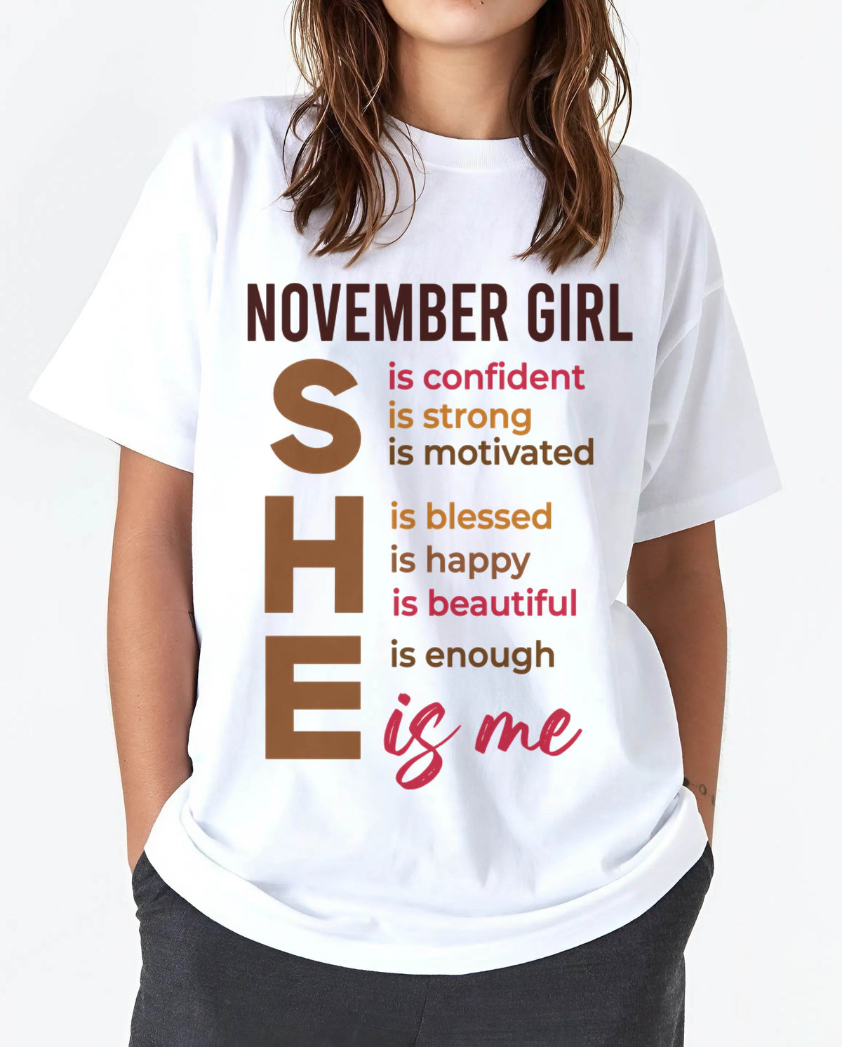 NOVEMBER GIRL - SHE IS ME - FOR WOMEN - TLEE11 (SKU2607-164-11)