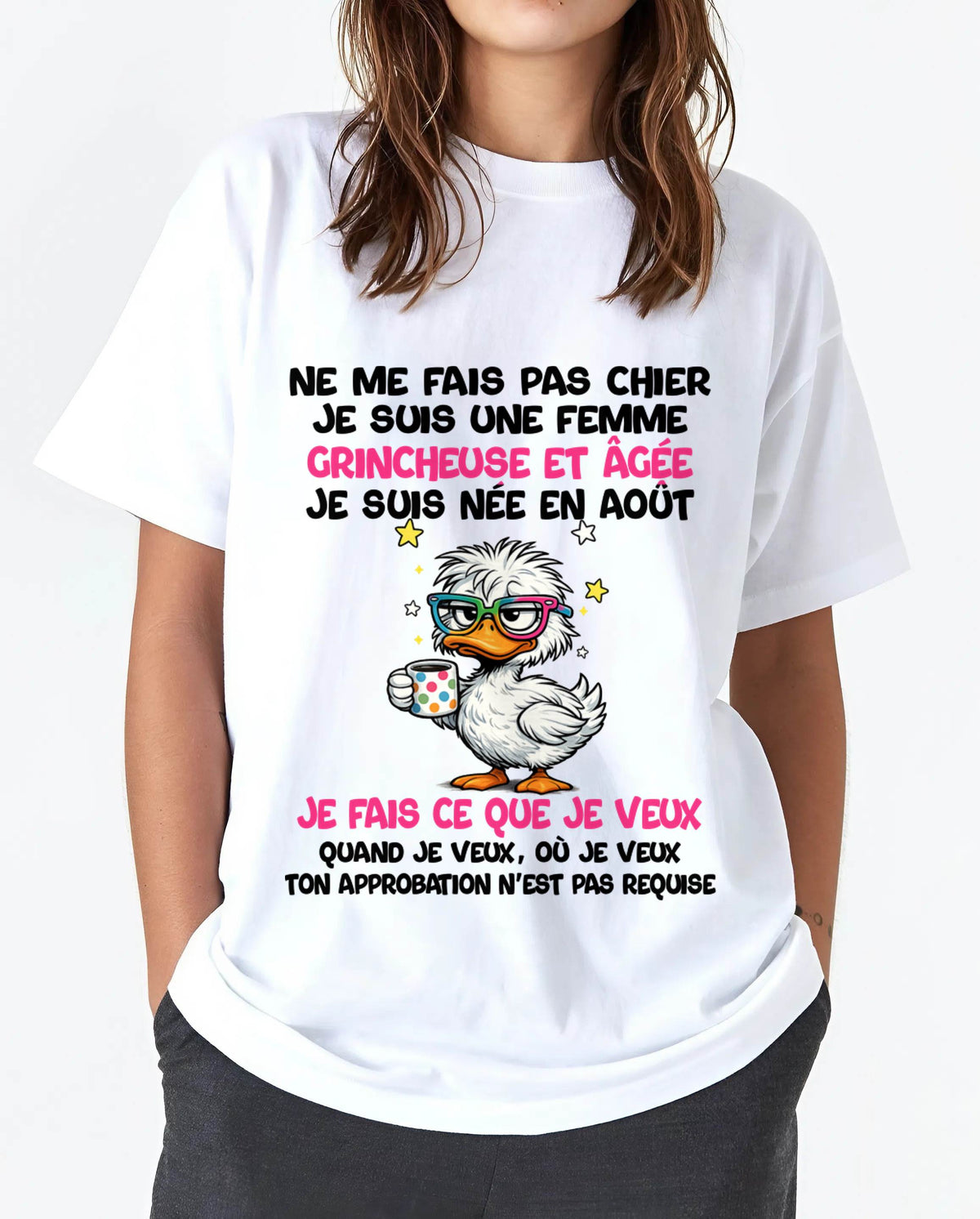JE SUIS UNE FILLE D’AOÛT - POUR FEMME - TLEE08 (SKU2604-117-08)