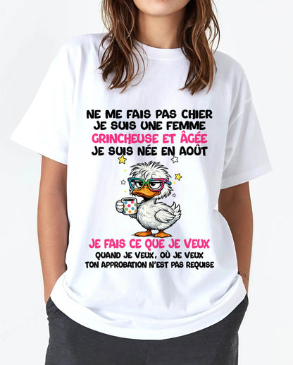 JE SUIS UNE FILLE D’AOÛT - POUR FEMME - TLEE08 (SKU2604-117-08)