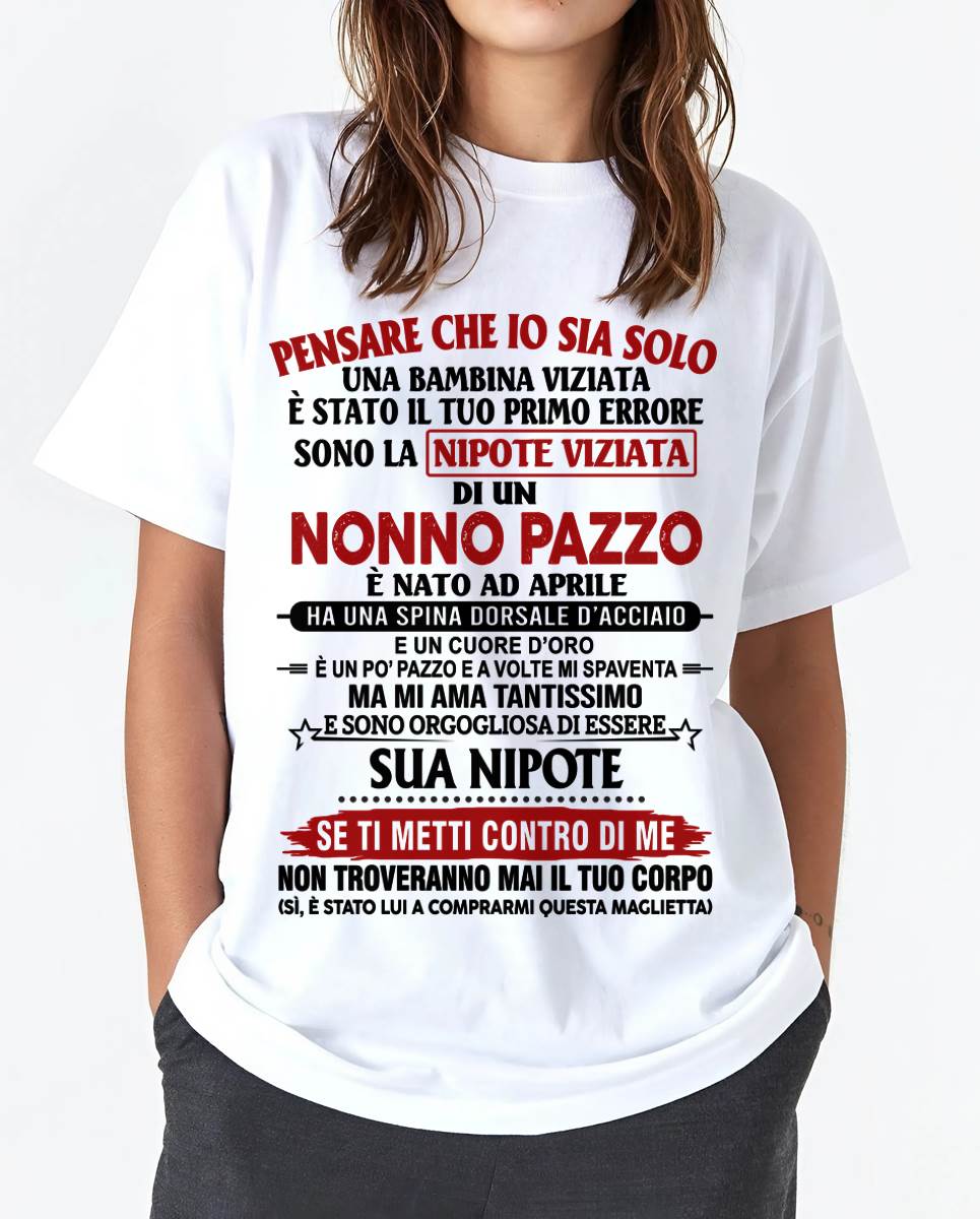 NONNO PAZZO NATO A APRILE - DAL NONNO - TLEE04 (SKU2605-333-04)
