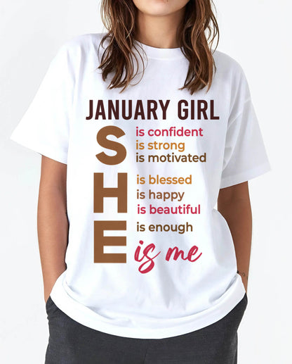 JANUARY GIRL - SHE IS ME - FOR WOMEN - TLEE01 (SKU2607-164-01)