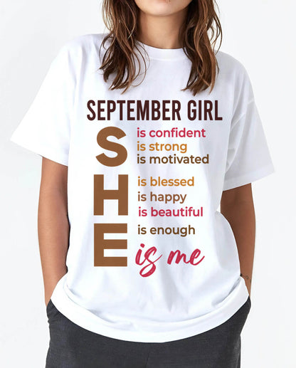 SEPTEMBER GIRL - SHE IS ME - FOR WOMEN - TLEE09 (SKU2607-164-09)