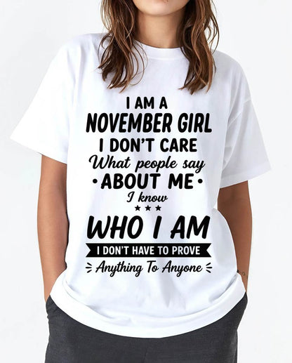 NOVEMBER – I DON'T CARE WHAT PEOPLE SAY ABOUT ME - FOR WOMEN - TLEE11 (SKU2606-379-11)