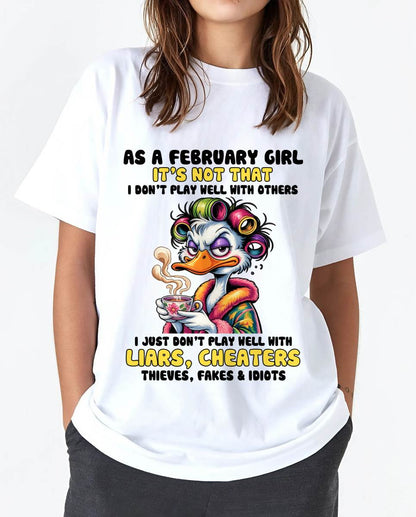 FEBRUARY GIRL - I PLAY NICE JUST NOT WITH EVERYONE - FOR WOMEN - TLEE02 (SKU2604-27-02)