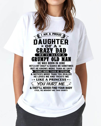 JUNE - PROUD DAUGHTER OF DAD - FROM DAD - TLEE06 (SKU2606-209-06)