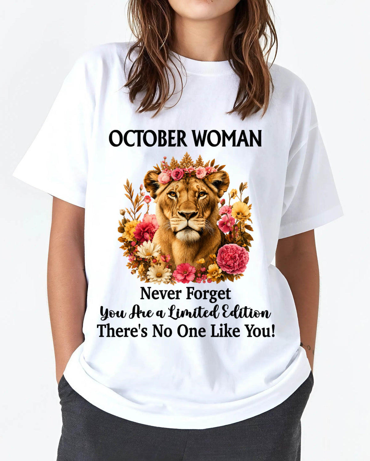 OCTOBER WOMAN – PROUD TO BE DIFFERENT - FOR WOMEN - TLEE10 (SKU2607-74-10)