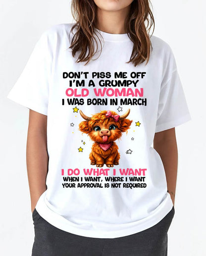 MARCH GRUMPY LADY SHIRT - FOR WOMEN - TLEE03 (SKU2607-215-03)