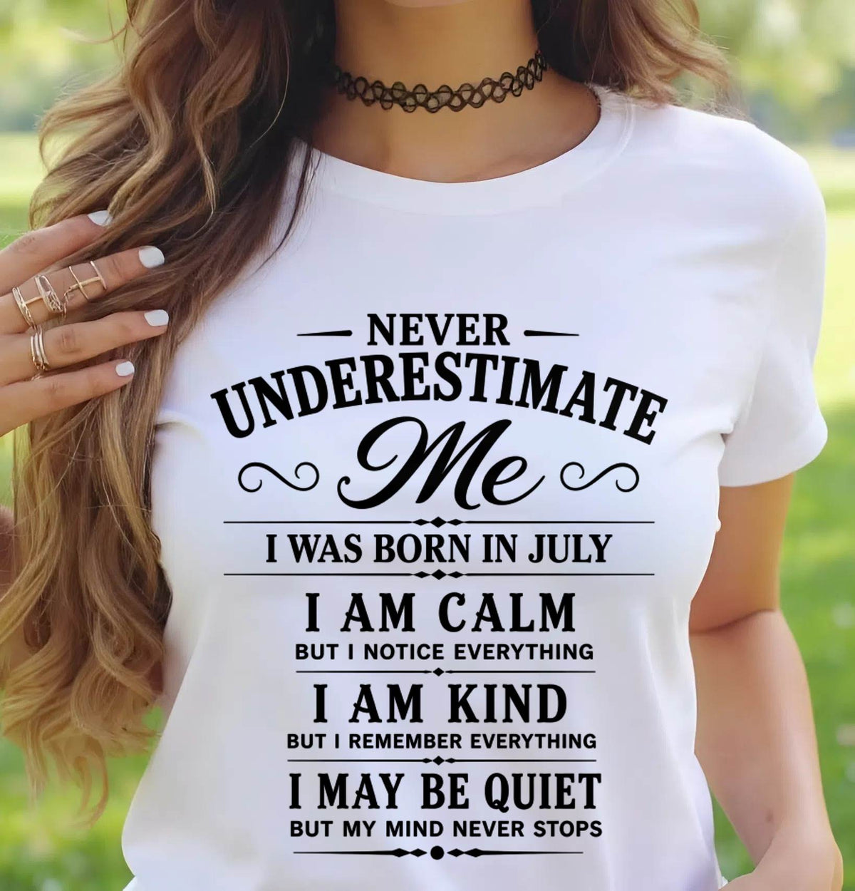 JULY GIRL : CALM, KIND, UNFORGETTABLE - FOR WOMEN - TLEE07 (SKU2606-139-07)