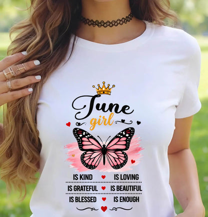 JUNE GIRL BUTTERFLY SHIRT - FOR WOMEN - TLEE06 (SKU2608-593-06)
