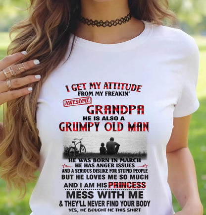 MARCH GRANDPA - GRUMPY • AWESOME • PROTECTIVE - FROM GRANDPA - TLEE03 (SKU2605-176-03)
