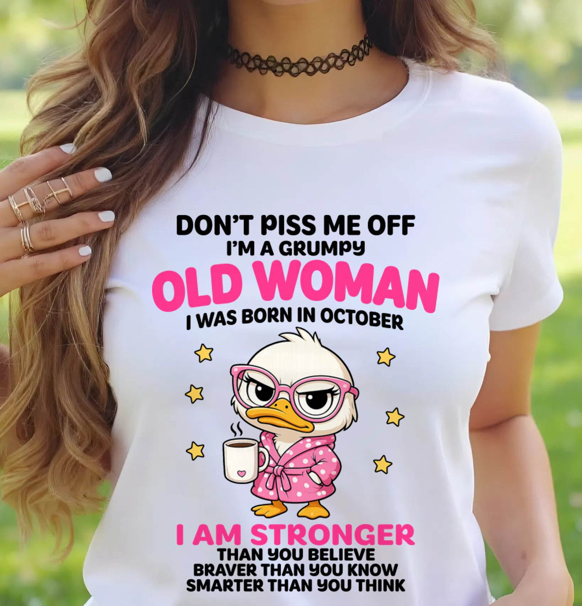 OCTOBER QUEEN WITH A GRUMPY ATTITUDE - FOR WOMEN - TLEE10 (SKU2604-220-10)