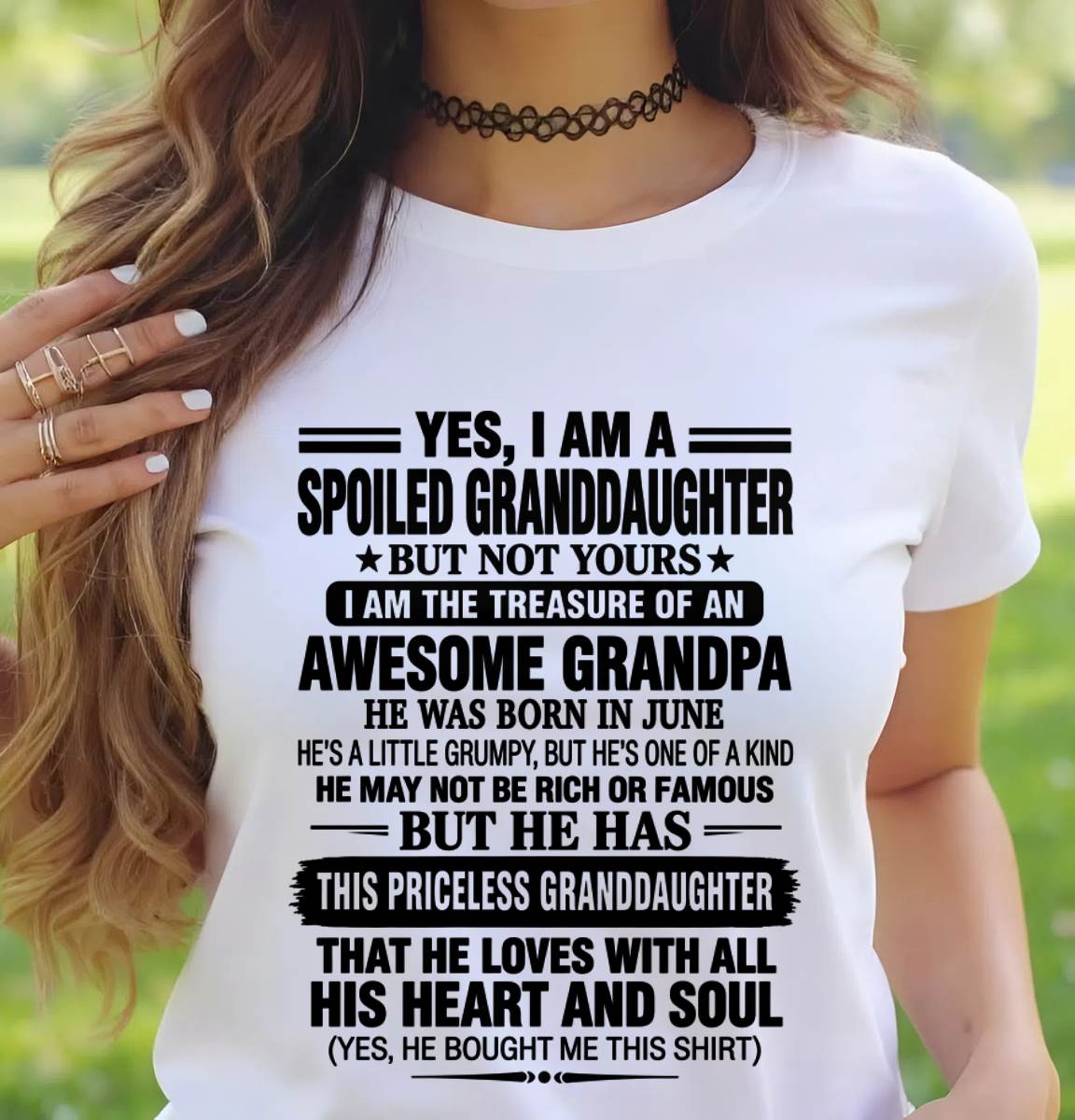 JUNE GRANDPA & SPOILED GRANDDAUGHTER - FROM GRANDPA - TLEE06 (SKU2609-158-06)