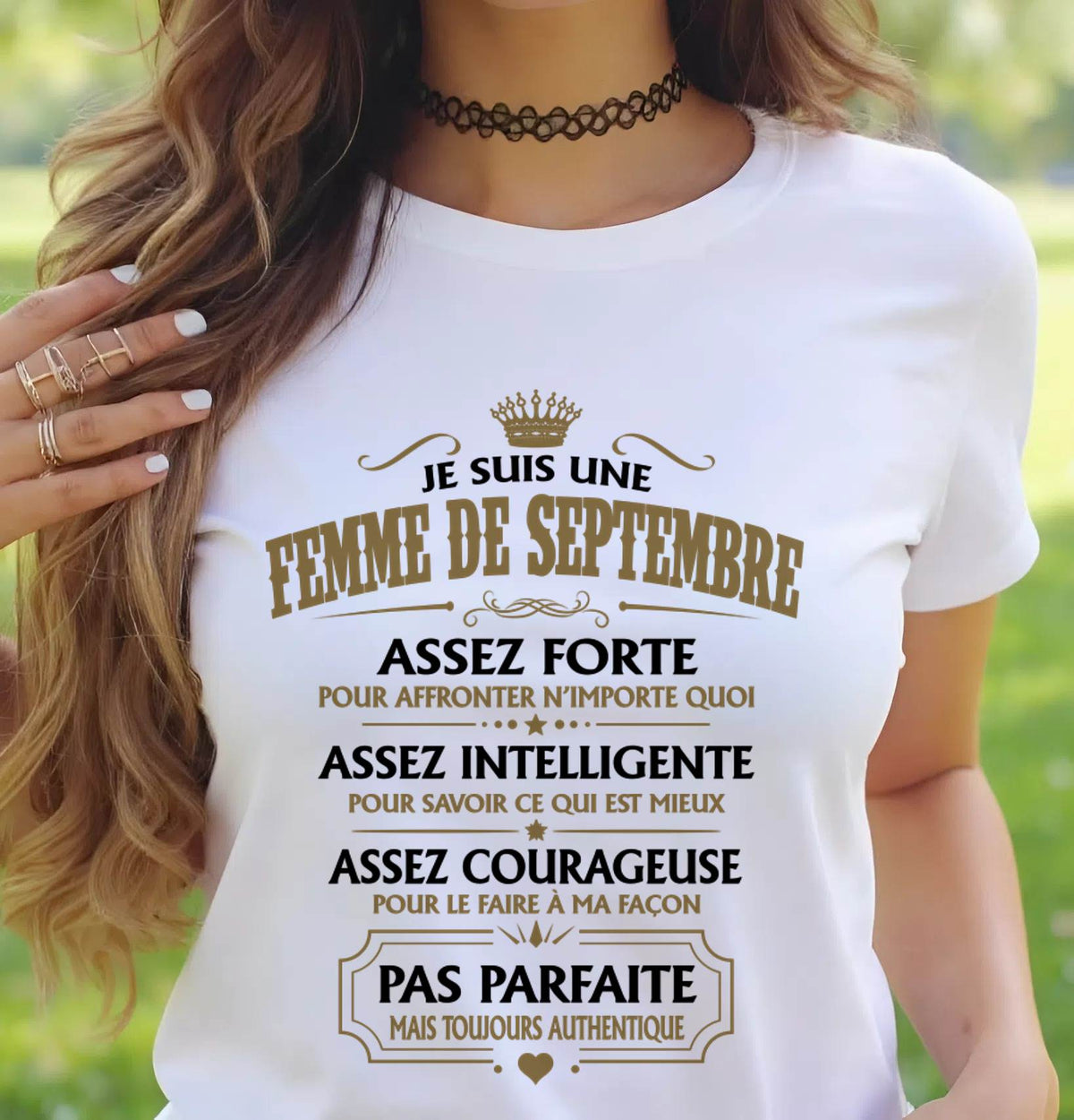 JE SUIS UNE FEMME DE SEPTEMBRE - fma TLEE09 (SKU2609-38-09)