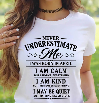 APRIL GIRL : CALM, KIND, UNFORGETTABLE - FOR WOMEN - TLEE04 (SKU2606-139-04)