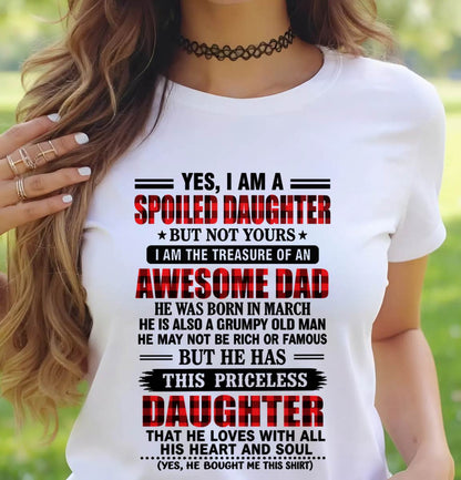 MARCH - DAD’S SPOILED DAUGHTER - FROM DAD - TLEE03 (SKU2609-31-03)