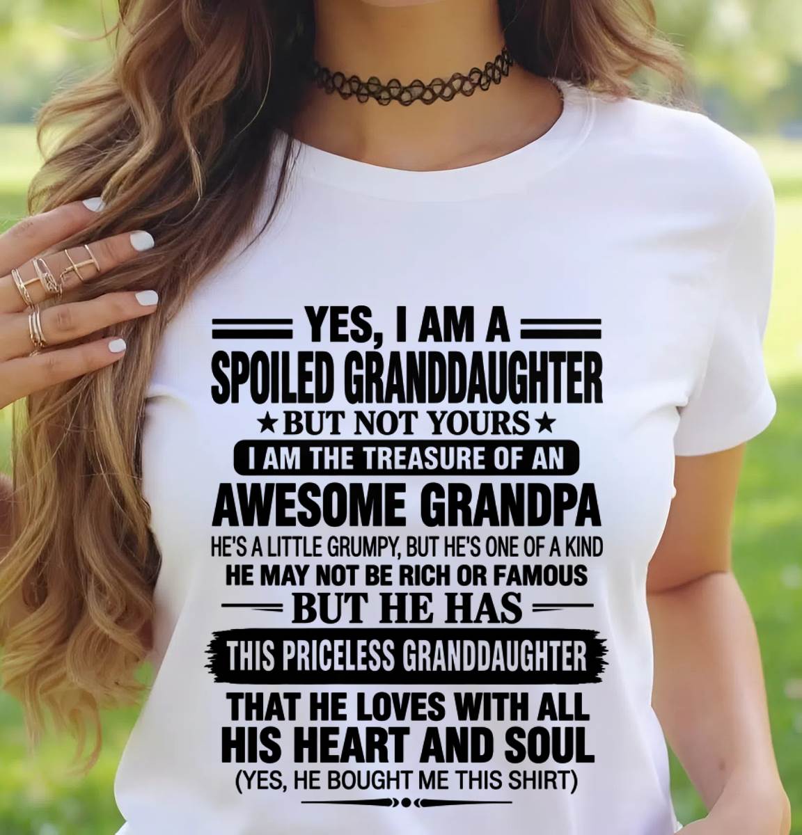 GRANDPA & SPOILED GRANDDAUGHTER - FROM GRANDPA - TLEE00 (SKU2609-158-00)