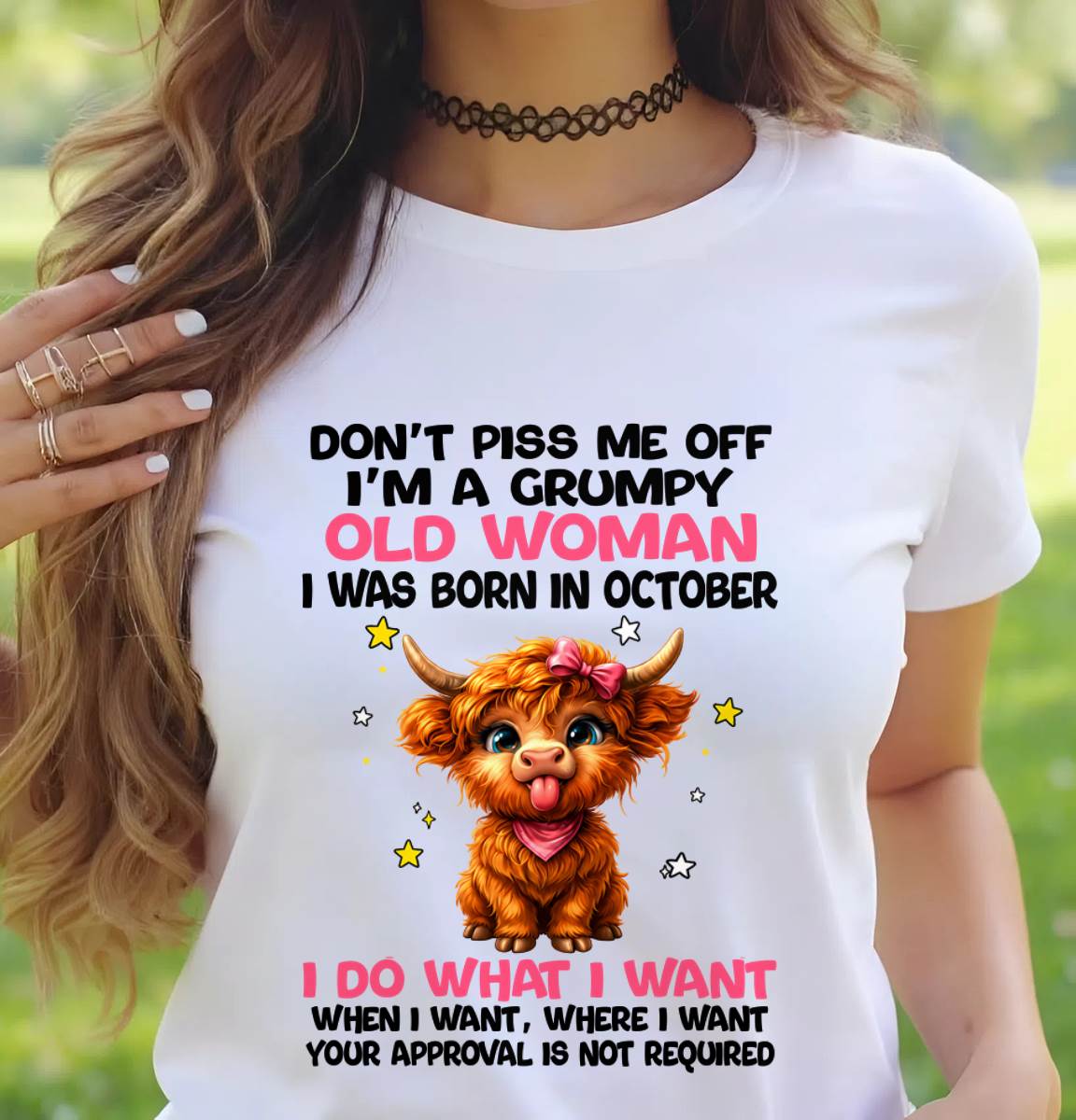 OCTOBER GRUMPY LADY SHIRT - FOR WOMEN - TLEE10 (SKU2607-215-10)