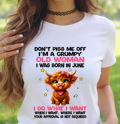 JUNE GRUMPY LADY SHIRT - FOR WOMEN - TLEE06 (SKU2607-215-06)