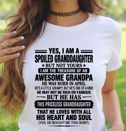 APRIL GRANDPA & SPOILED GRANDDAUGHTER - FROM GRANDPA - TLEE04 (SKU2609-158-04)